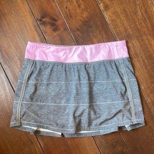 lululemon athletica Pink and Gray Skirt